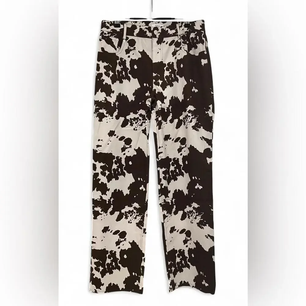 NWT MIAOU x Revolve | SZ M | Coastal Cowgirl Mid Rise Straight Leg Jeans Pants - Picture 5 of 11